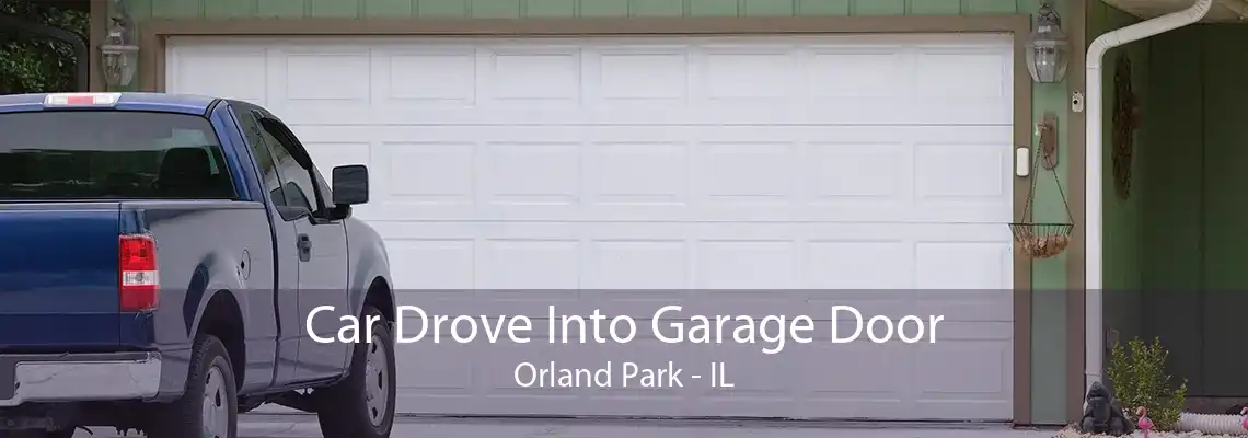 Car Drove Into Garage Door Orland Park - IL